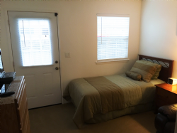 One of two private rooms