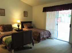 Room is shared for non ambulatory or ambulatory.